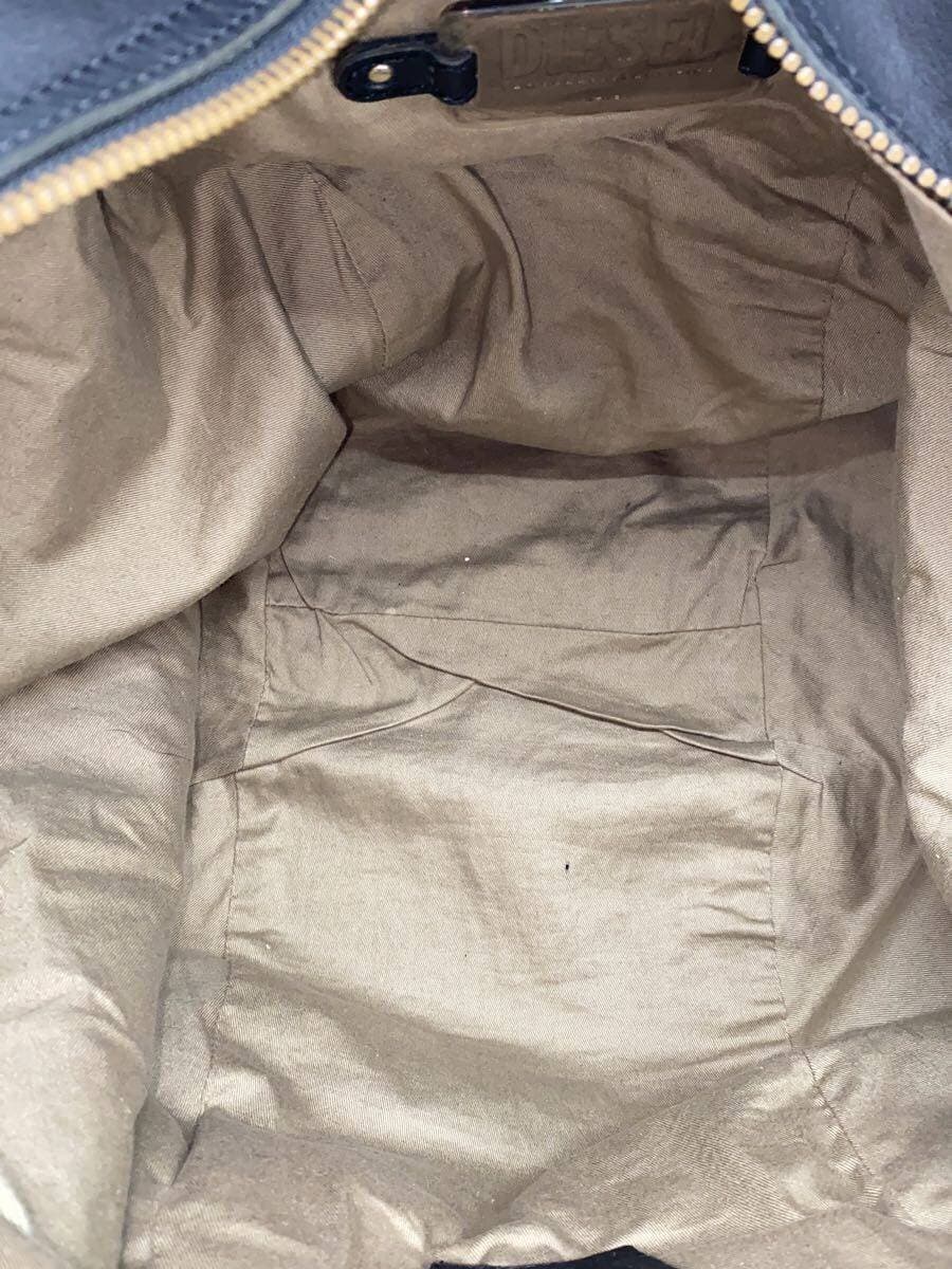 DIESEL Tote Bag Leather BLK 6