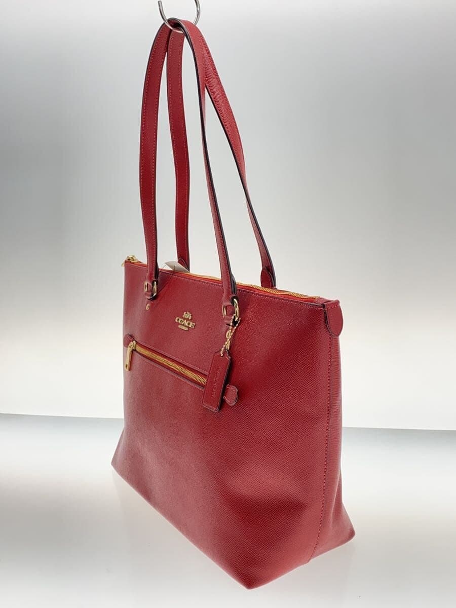 COACH Tote Bag Leather RED L2078-79608 2