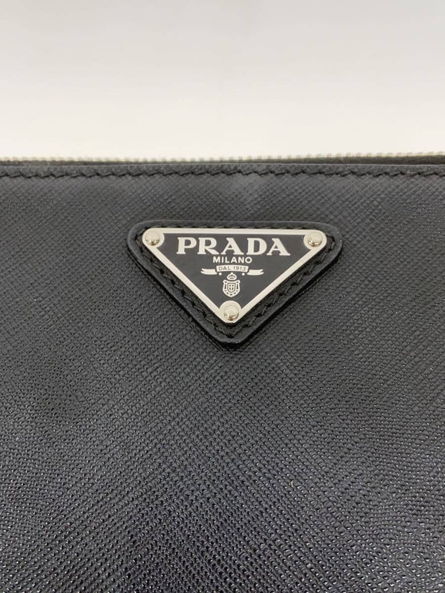 PRADA Second Bag PVC BLK 5
