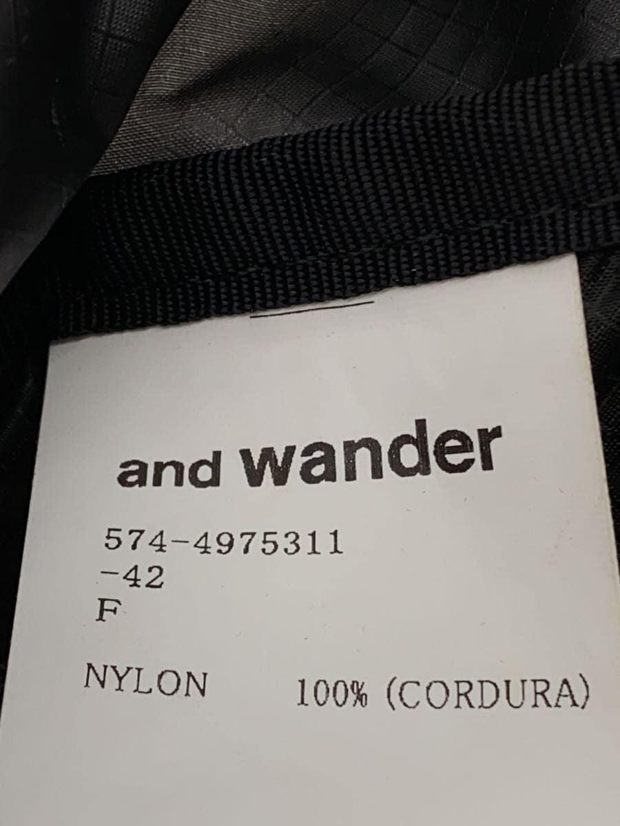 and wander shoulder bag nylon BLK 5