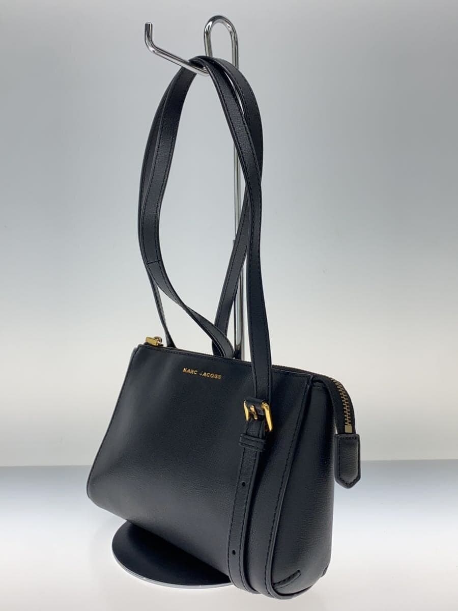 MARC JACOBS Shoulder Bag Leather BLK 2