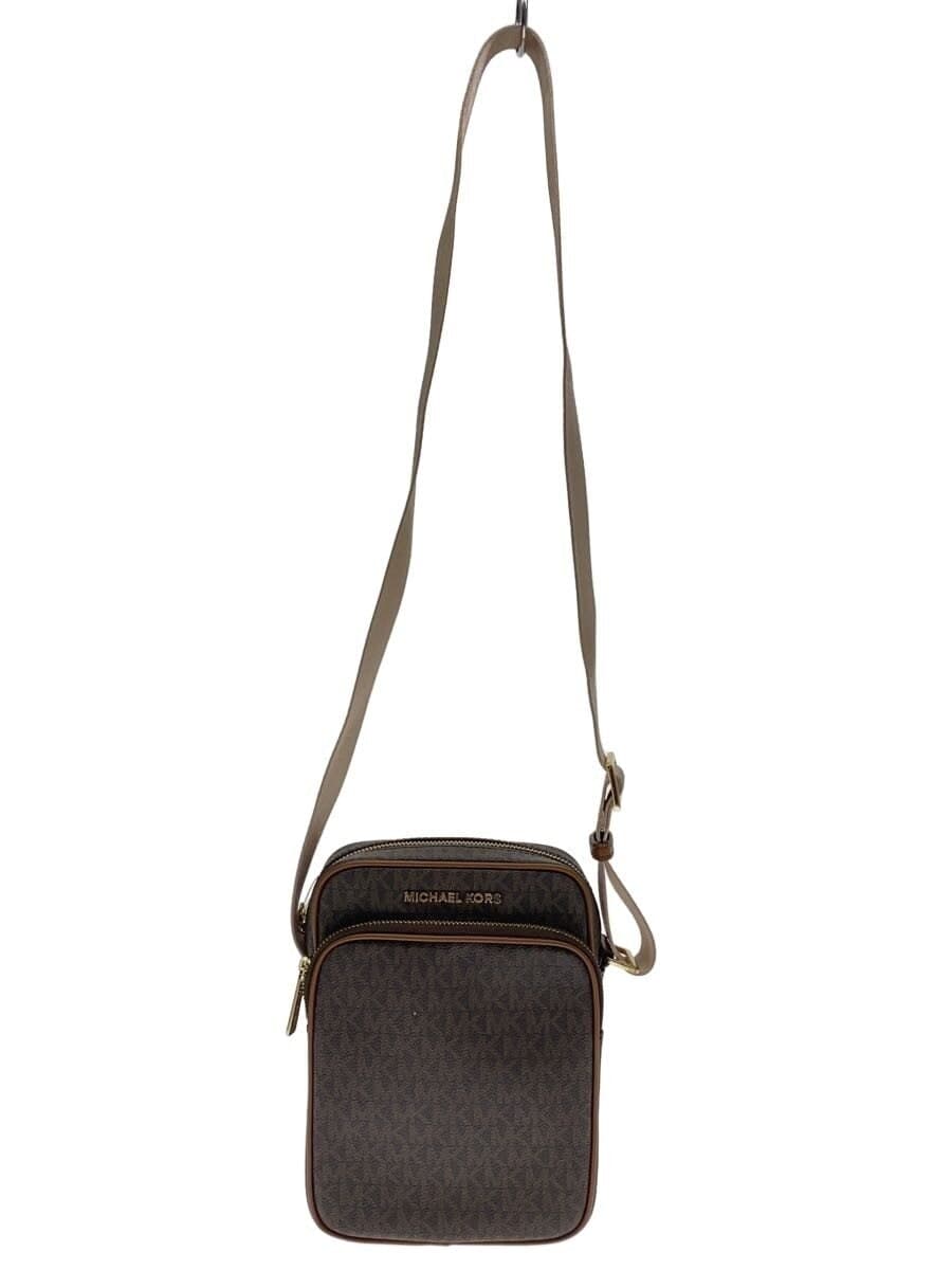 MICHAEL KORS Shoulder Bag -- BRW All-over Pattern 35H9GTVC1B
