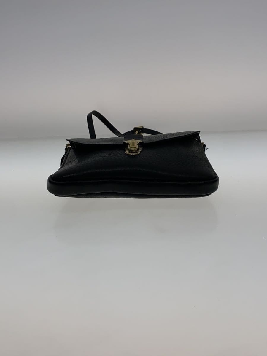 Analog shoulder bag Leather BLK 4