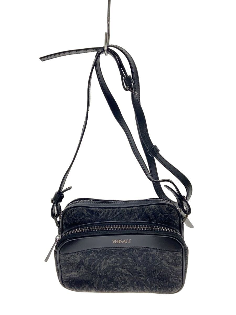 GIANNI VERSACE shoulder bag polyester BLK plain