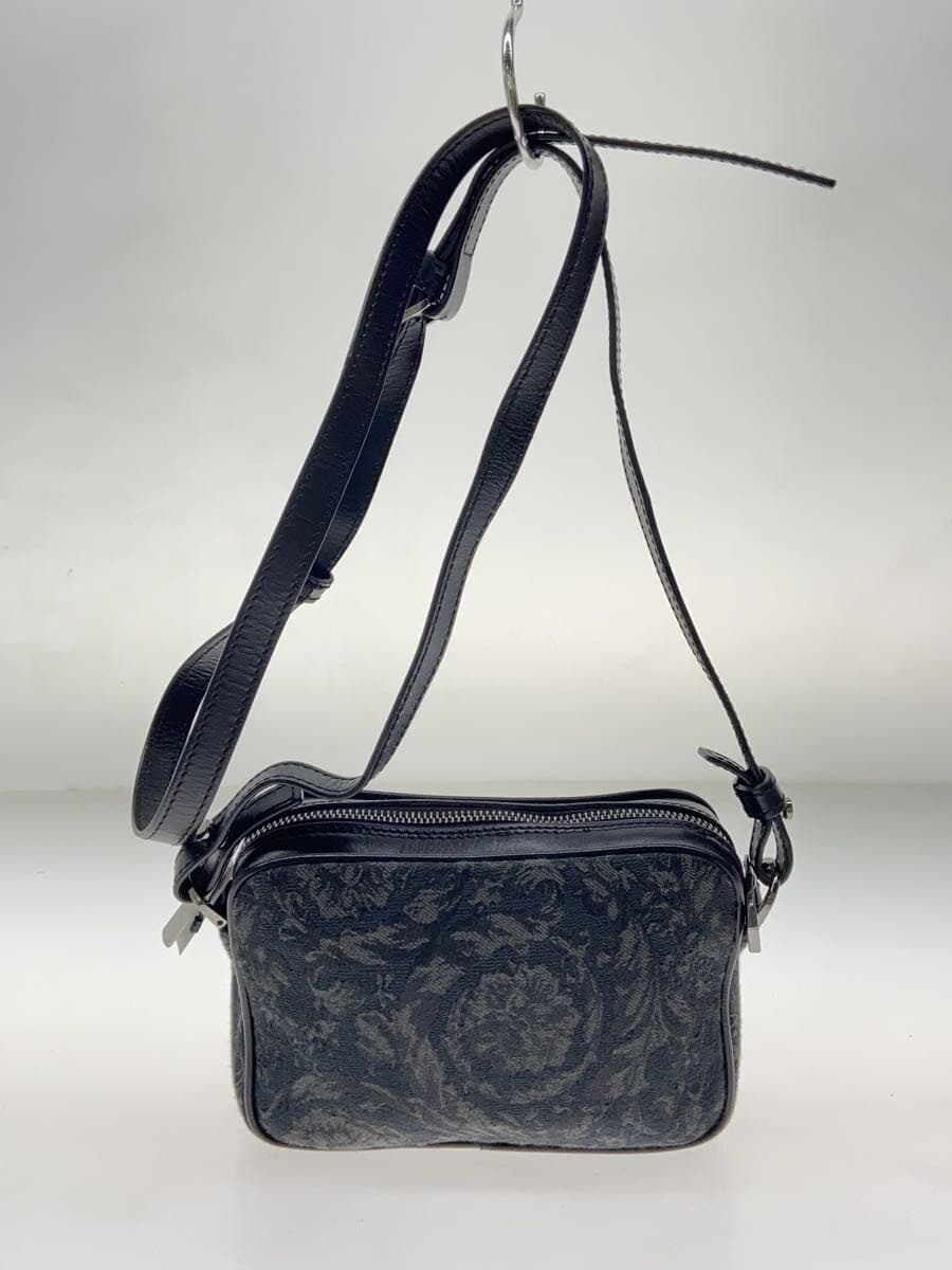 GIANNI VERSACE shoulder bag polyester BLK plain 3