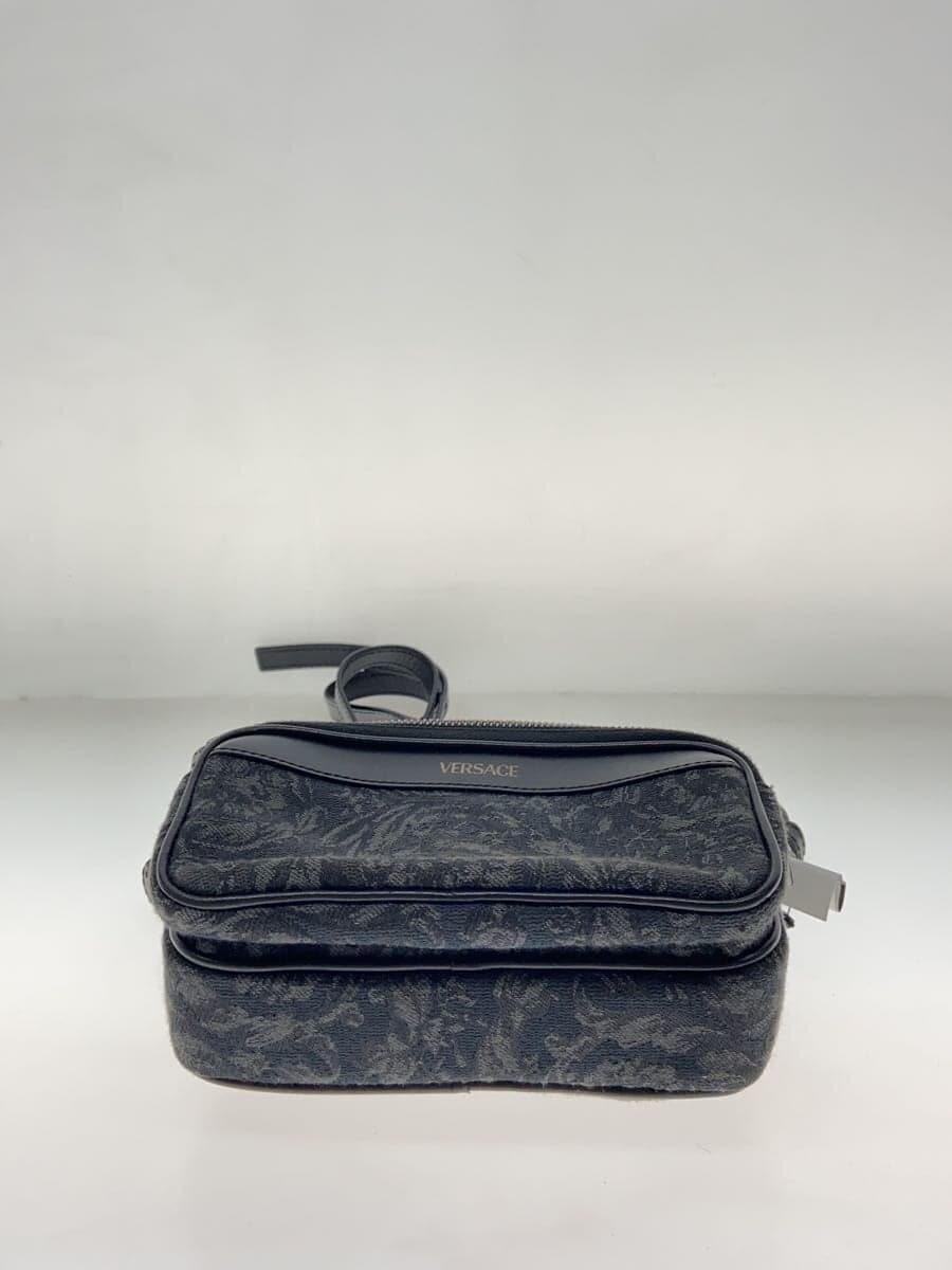 GIANNI VERSACE shoulder bag polyester BLK plain 4