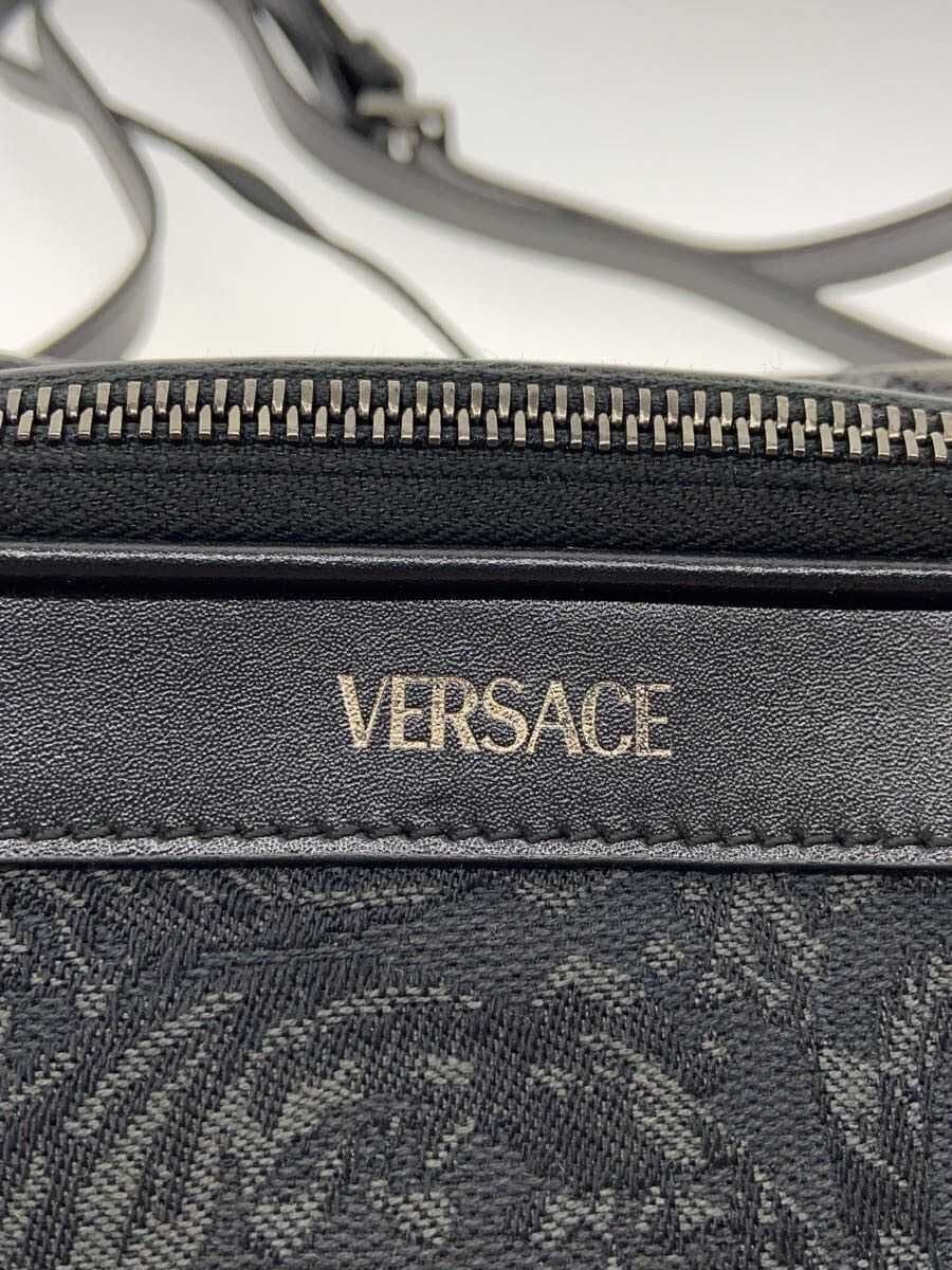 GIANNI VERSACE shoulder bag polyester BLK plain 5