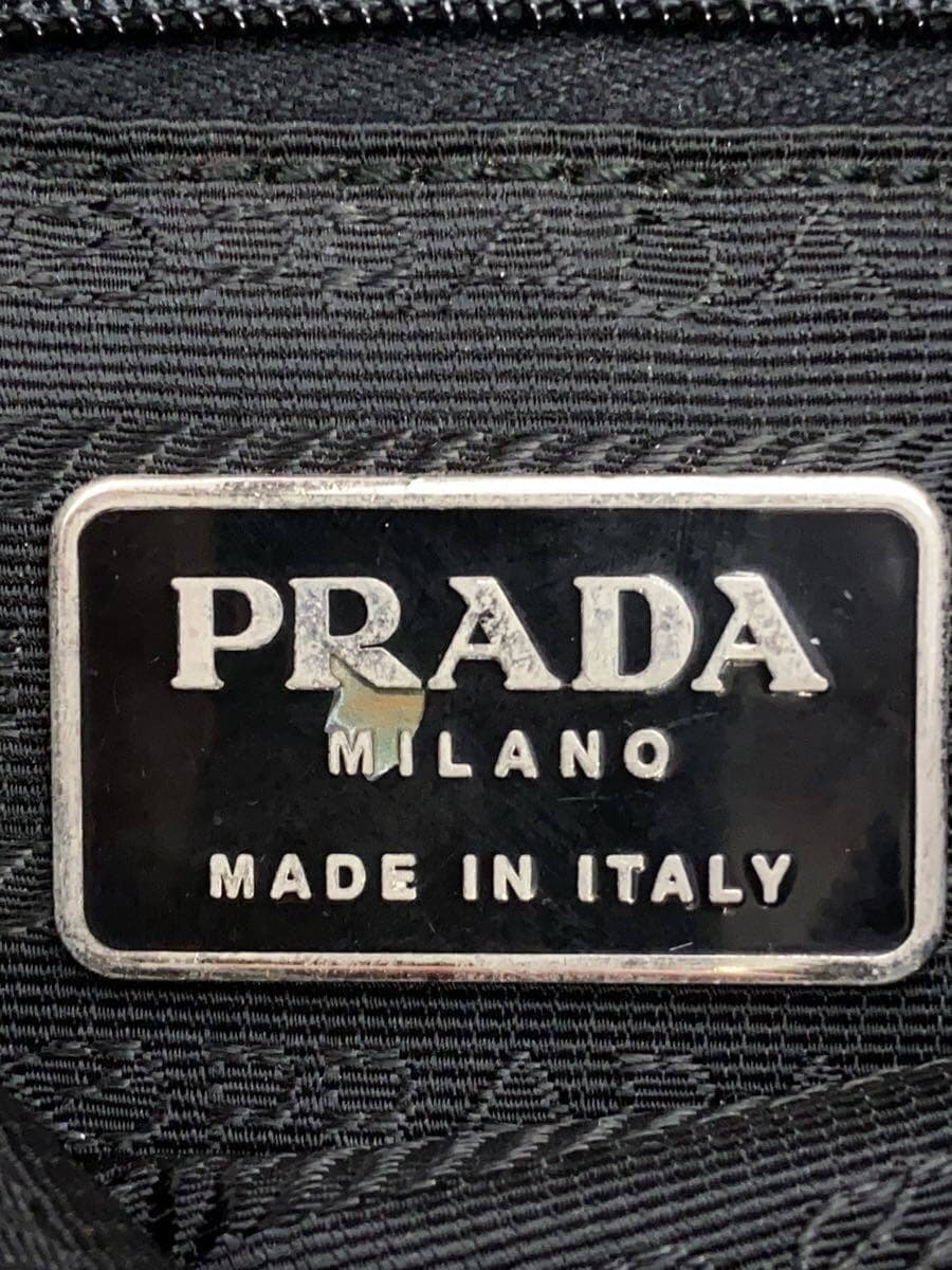 PRADA shoulder bag nylon BLK 5