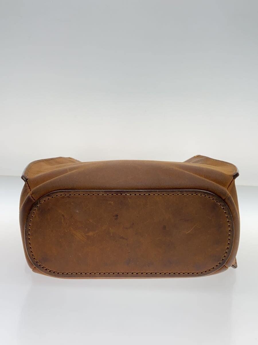 Tsuchiya Kaban Shoulder Bag Leather BRW 4