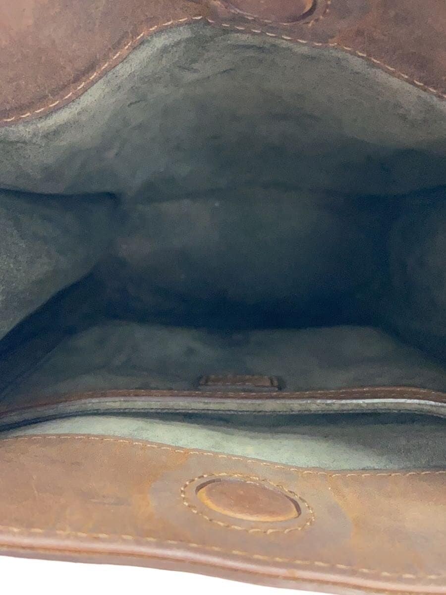 Tsuchiya Kaban Shoulder Bag Leather BRW 6