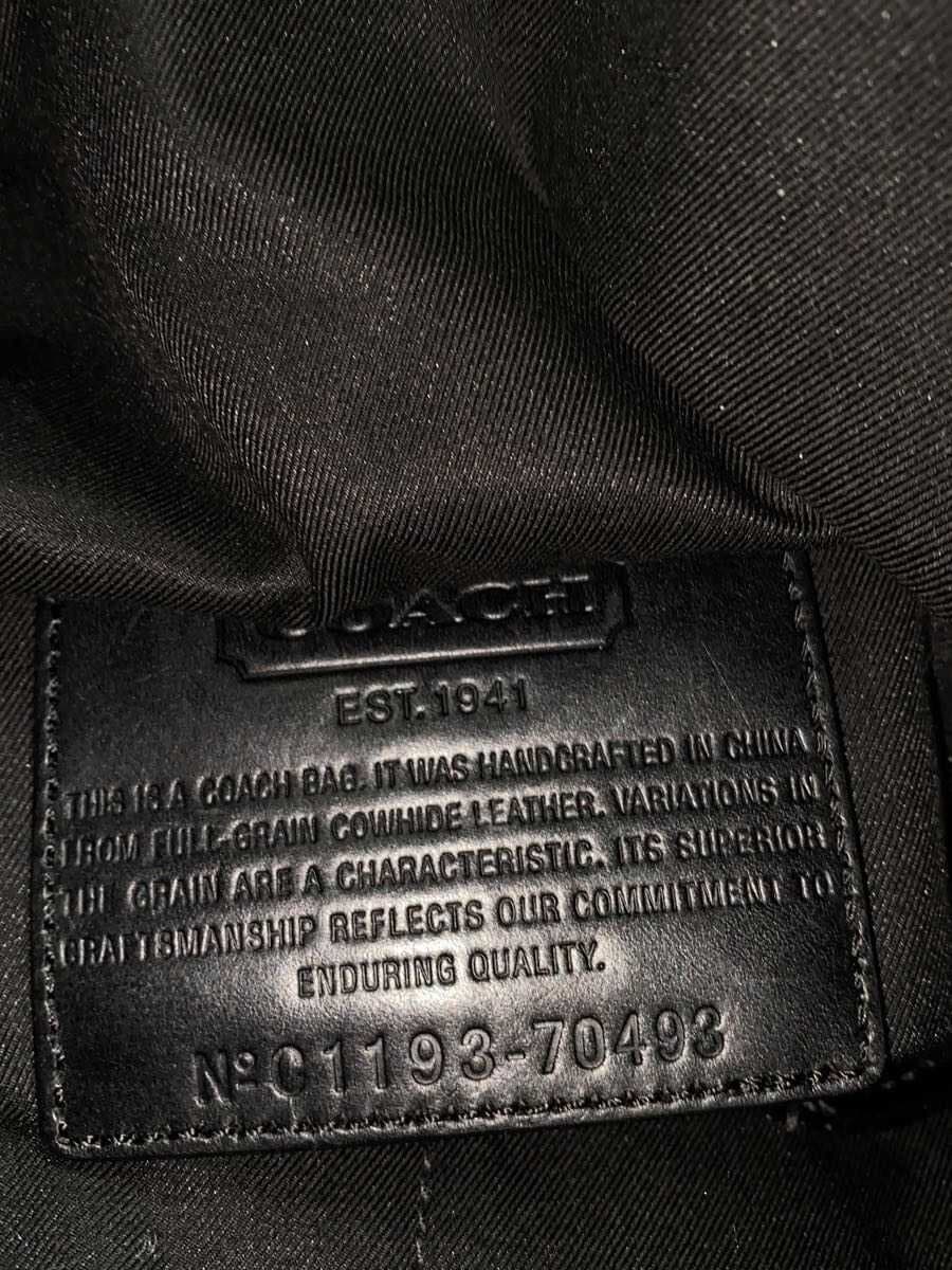 COACH tote bag -- BLK 70493 7