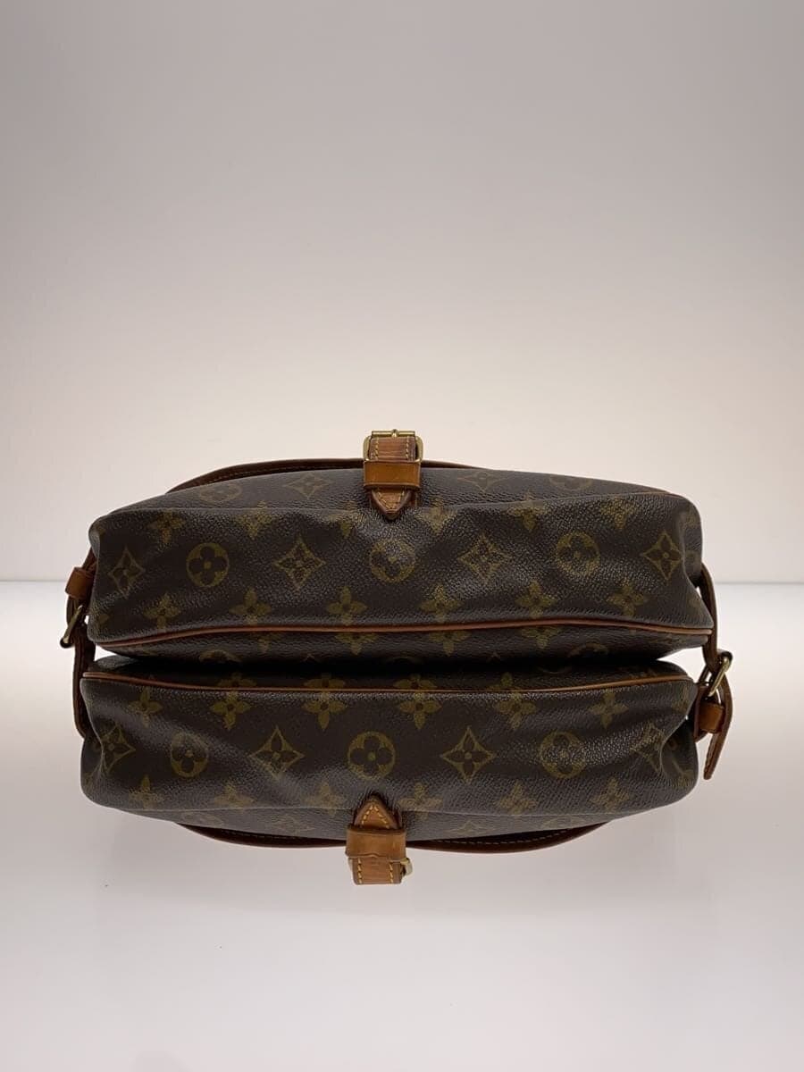 LOUIS VUITTON 1) Saumur 30_Monogram Canvas PVC BRW M42256 4