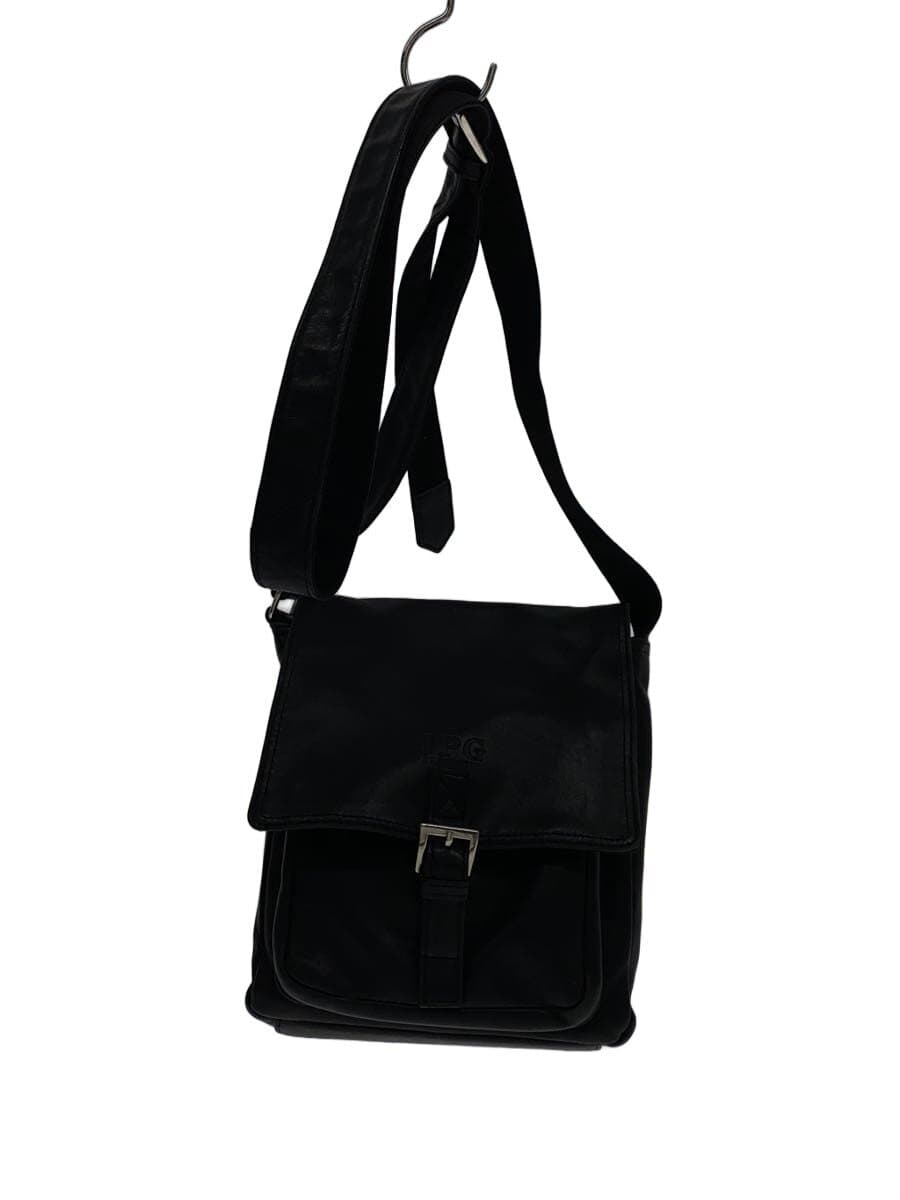 Jean Paul Gaultier shoulder bag leather BLK