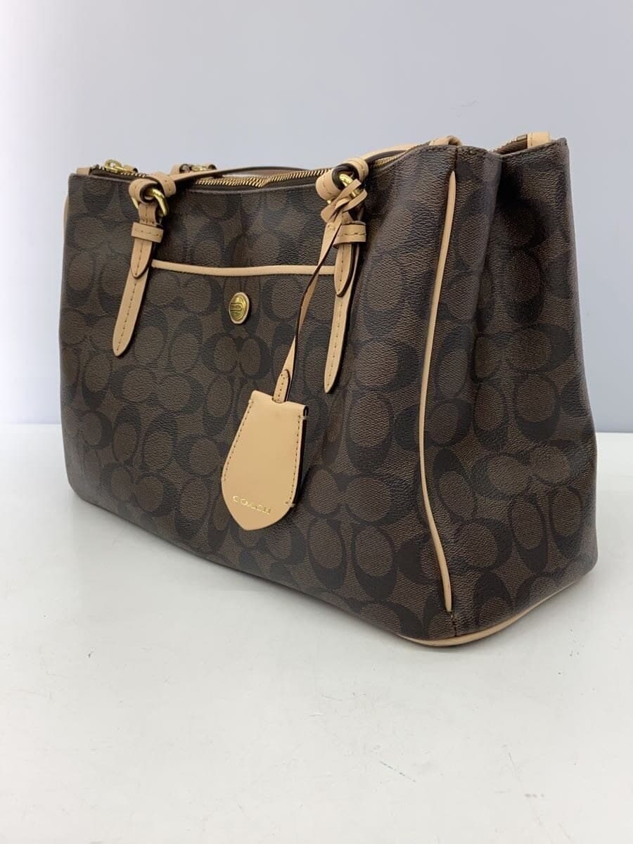 COACH Handbag PVC BRW Monogram 2