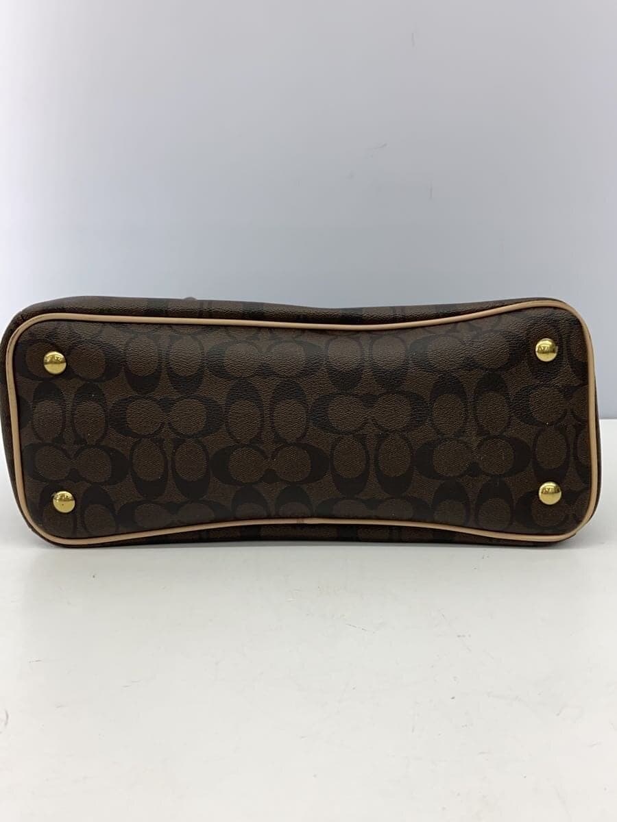 COACH Handbag PVC BRW Monogram 4