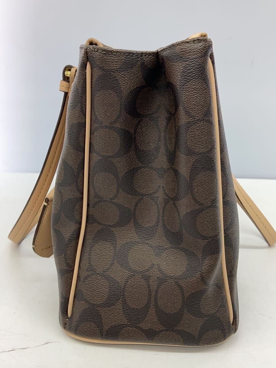 COACH Handbag PVC BRW Monogram 7