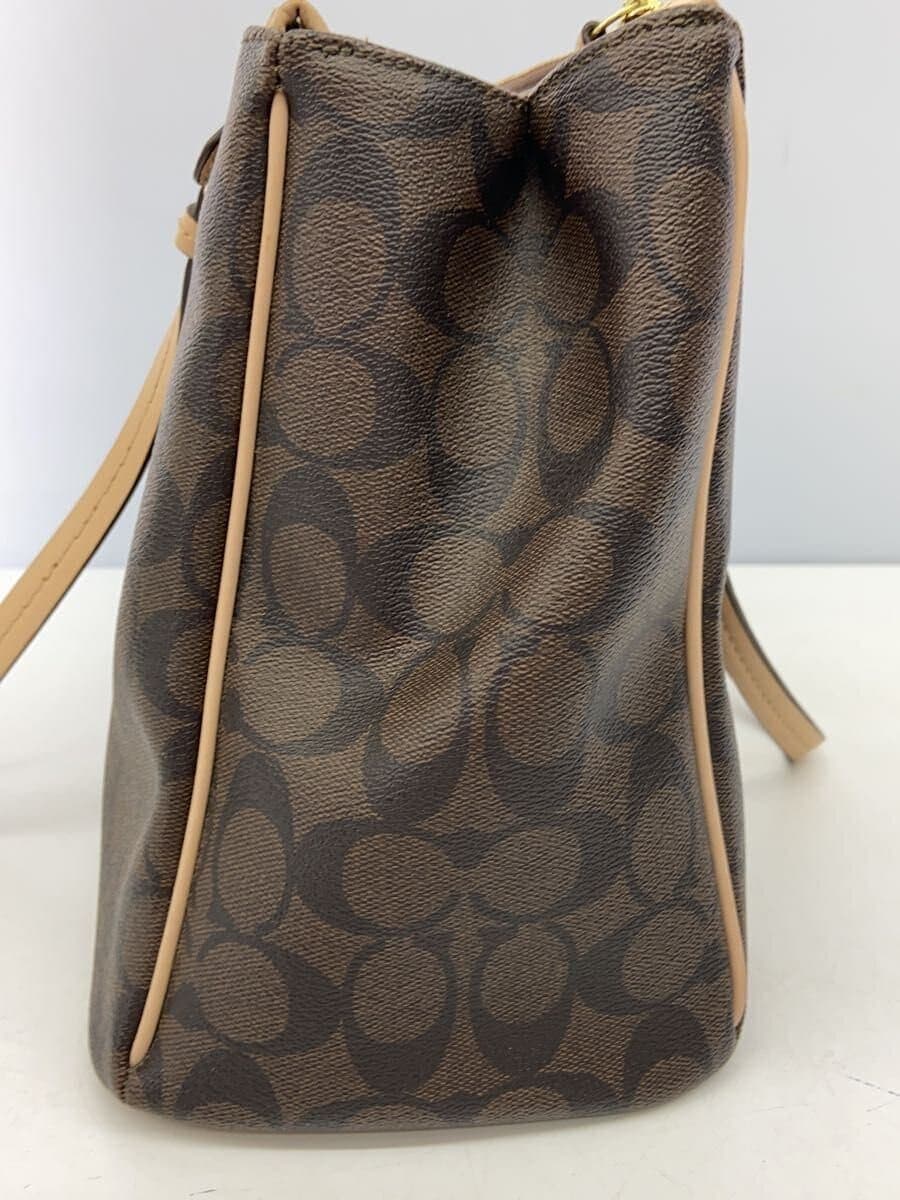 COACH Handbag PVC BRW Monogram 8