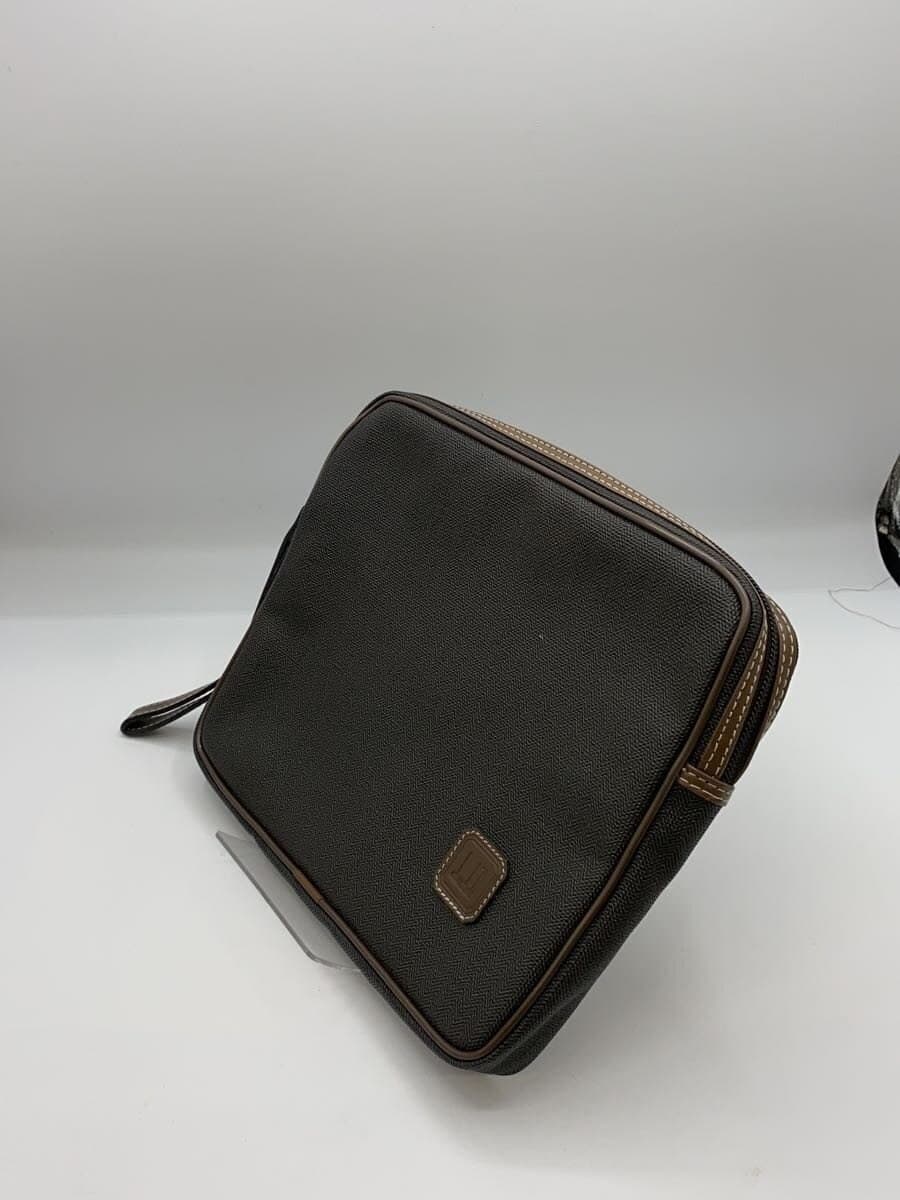 dunhill Second Bag Leather BRW Solid 2