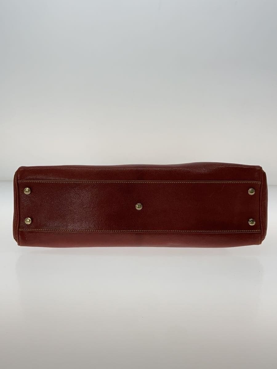 Cartier bag leather RED plain 4