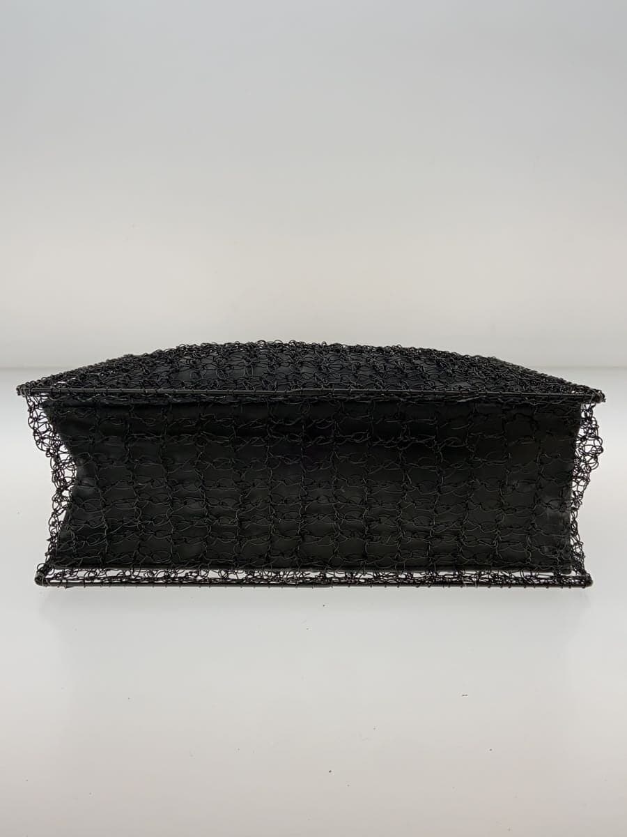 Salvatore Ferragamo tote bag leather black plain 4