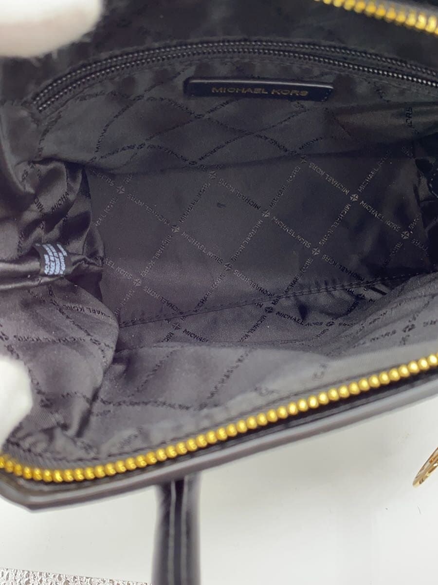 MICHAEL KORS Shoulder Bag Leather BLK Animal AC-2406 6