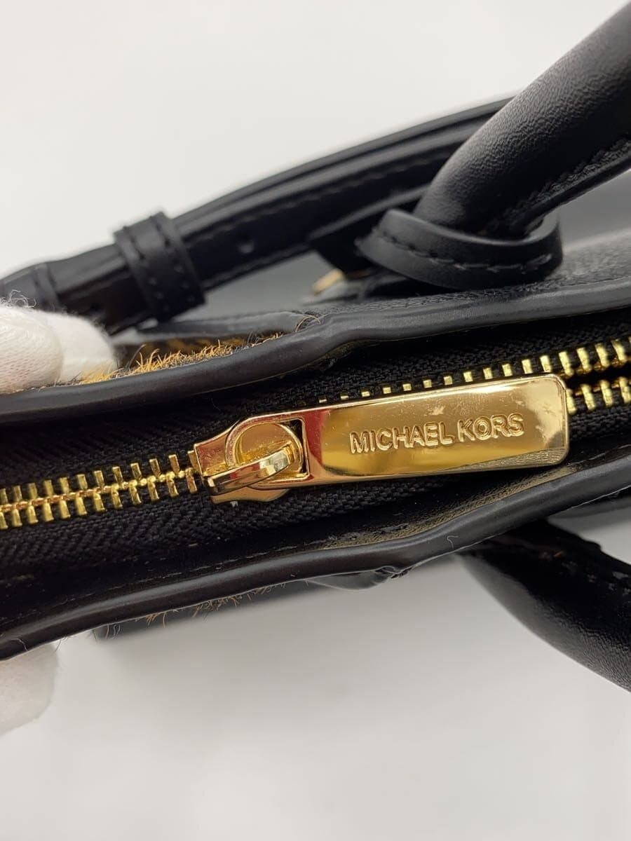 MICHAEL KORS Shoulder Bag Leather BLK Animal AC-2406 7