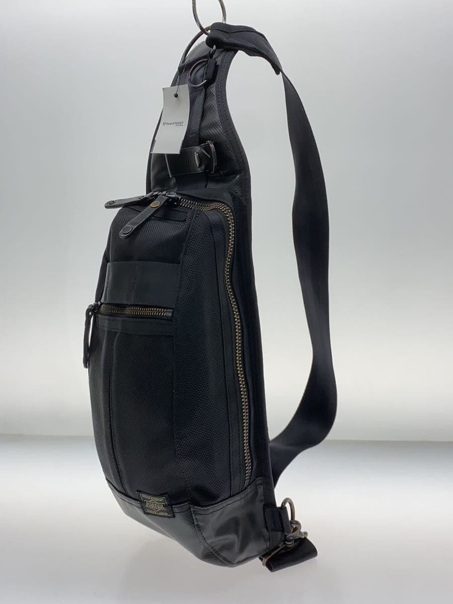 PORTER shoulder bag nylon BLK 2