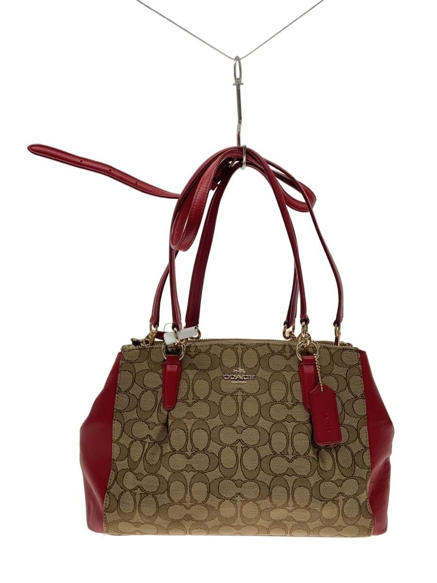 COACH handbag canvas multicolor all-over pattern F36607