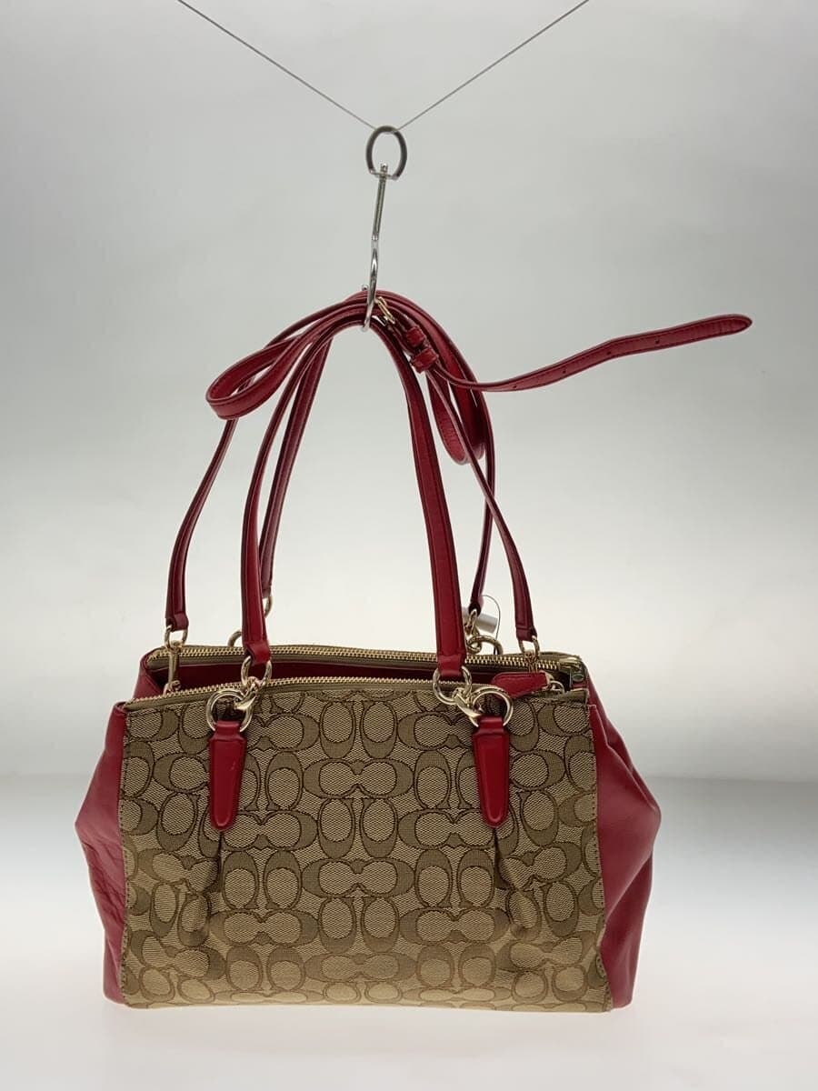 COACH handbag canvas multicolor all-over pattern F36607 3