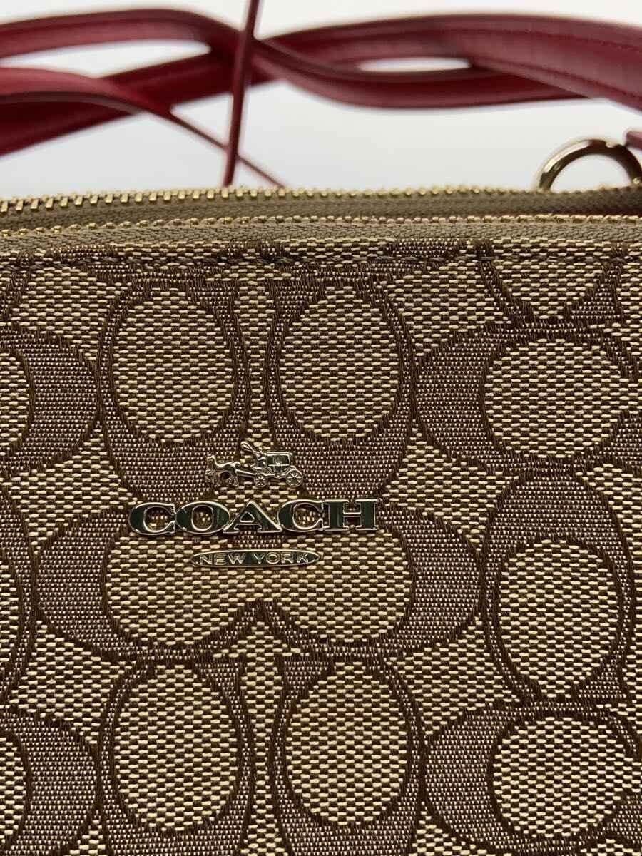COACH handbag canvas multicolor all-over pattern F36607 5