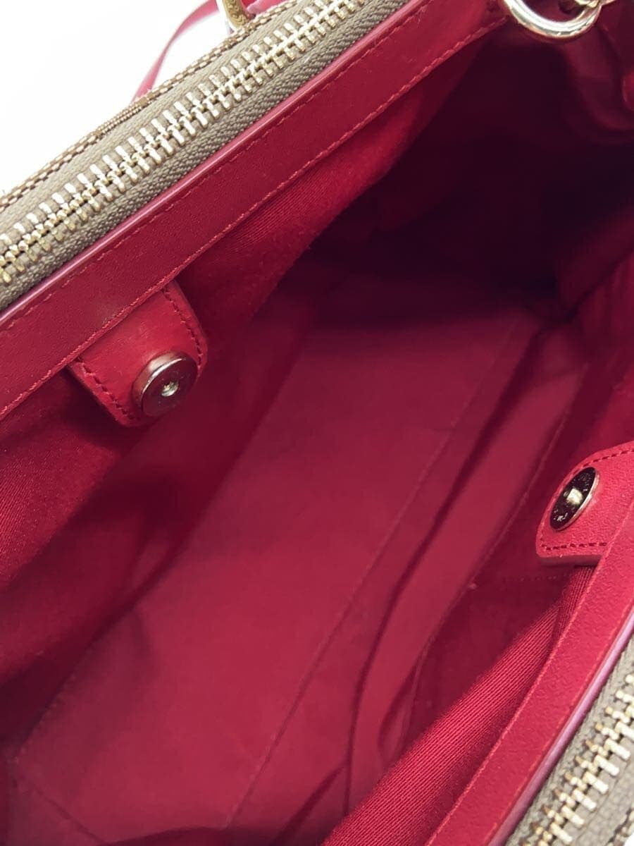 COACH handbag canvas multicolor all-over pattern F36607 6