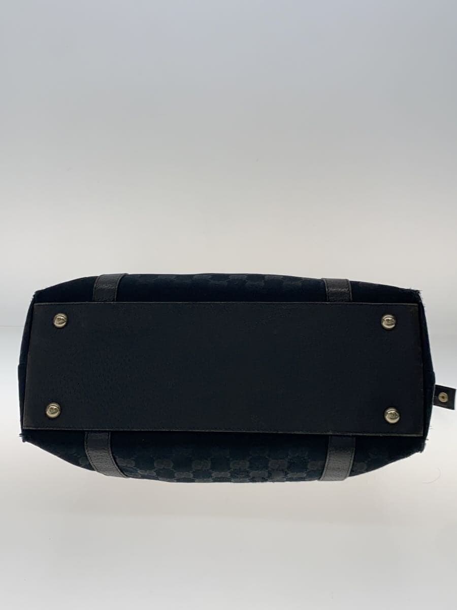 GUCCI Tote Bag_GG Canvas Canvas BLK 4