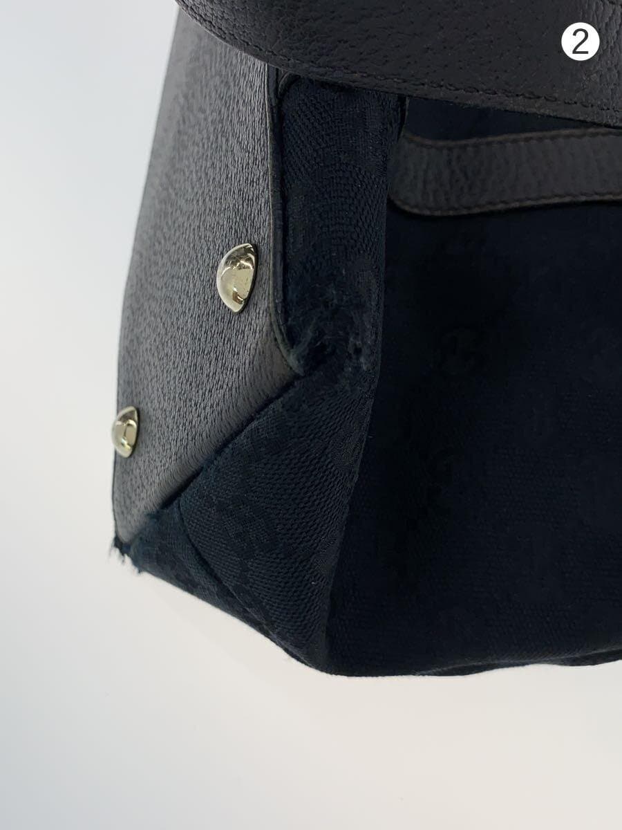 GUCCI Tote Bag_GG Canvas Canvas BLK 8