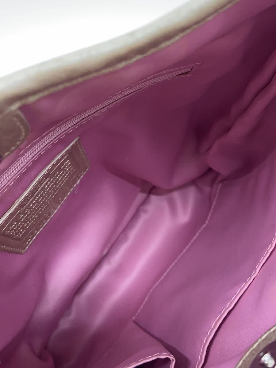 COACH Penelope Coated Signature Shoulder Bag GLD All Over Pattern F15704 6