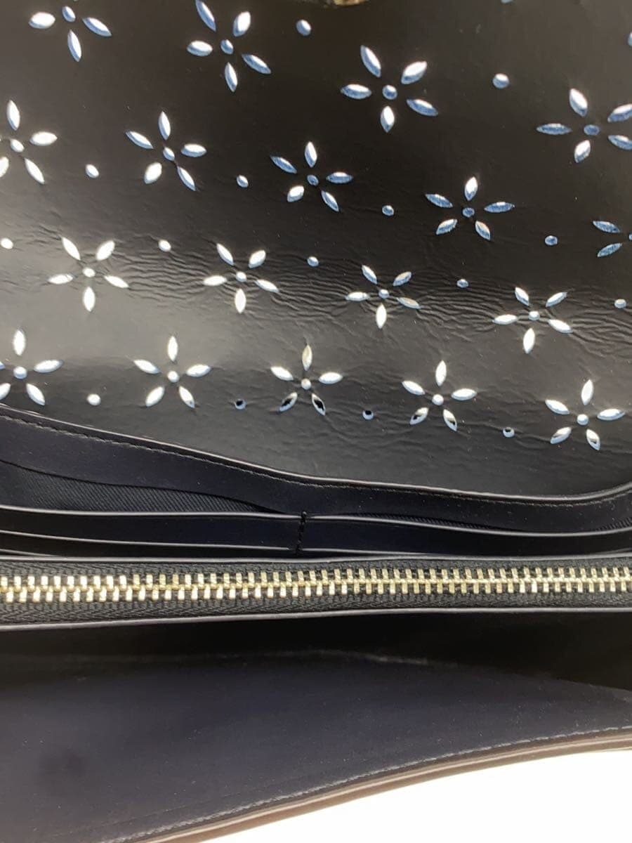 COACH Punching Shoulder Bag Leather BLU F58072 6