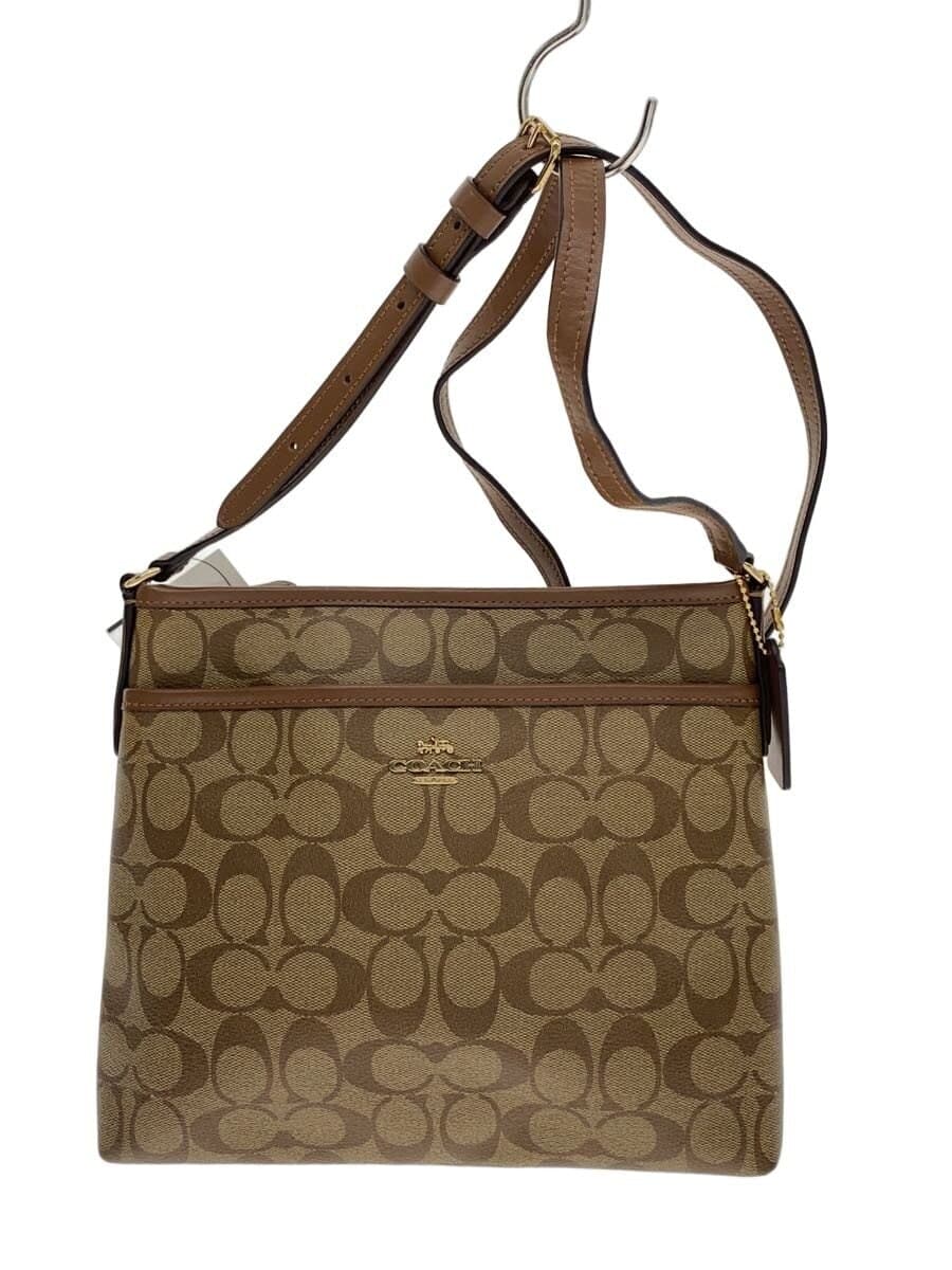 COACH Shoulder Bag_Signature PVC KHK 29210