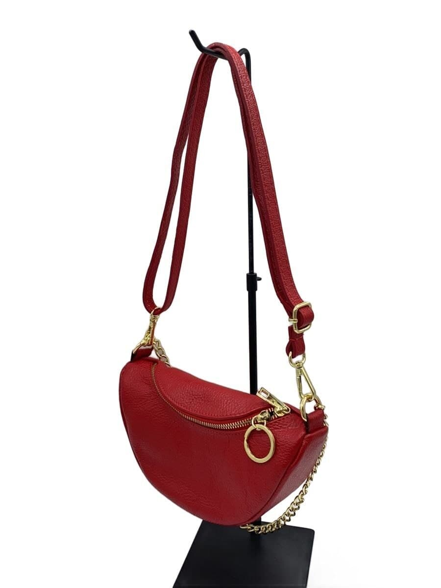 AULENTTI Shoulder Bag Leather RED 2