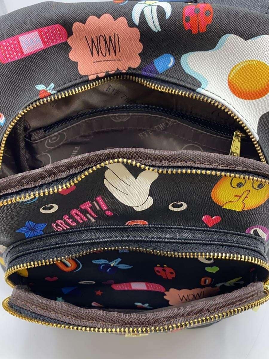 Other Brand EYE THEME Backpack -- BLK 8