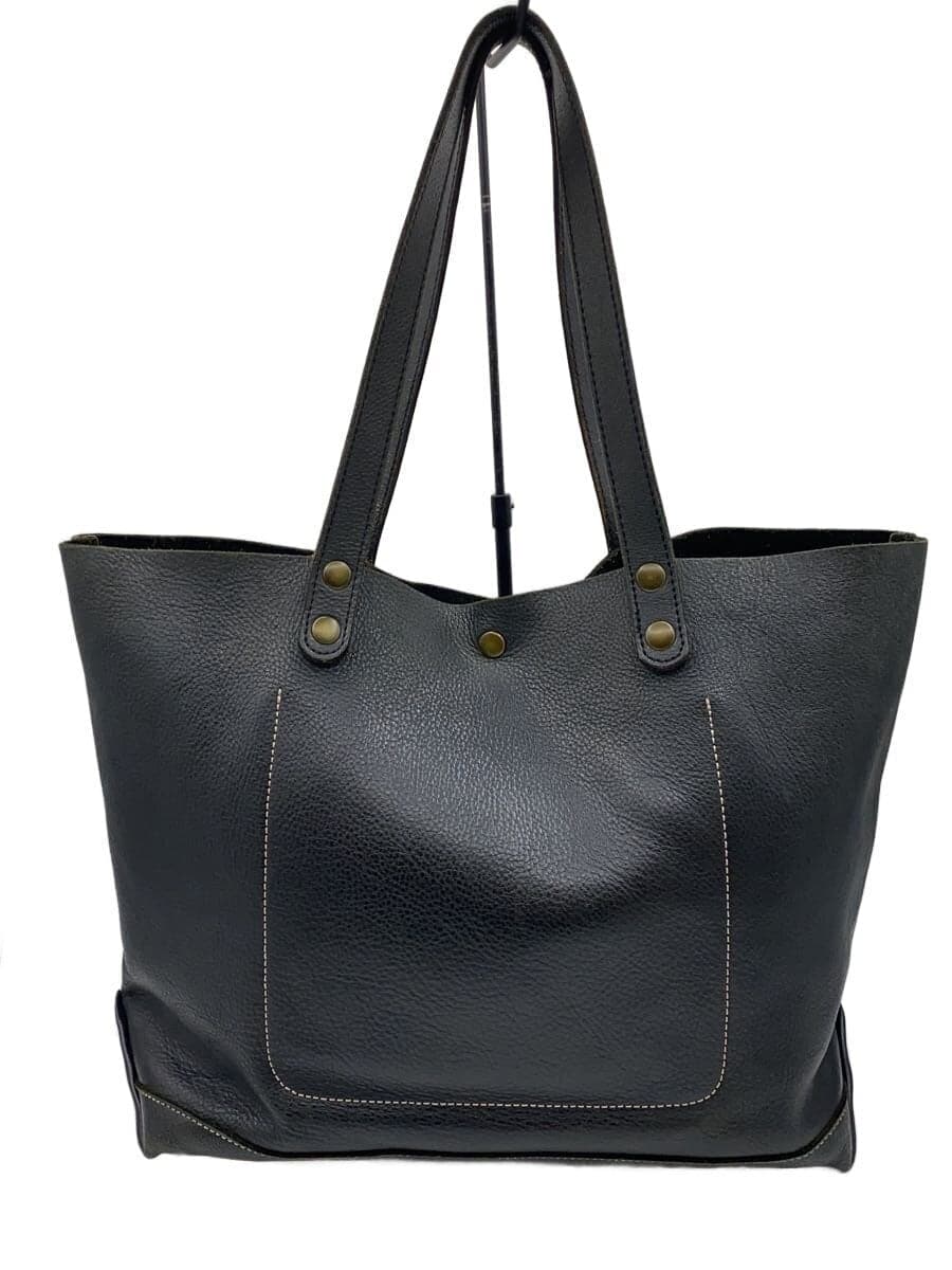 Other brand tote bag Leather BLK