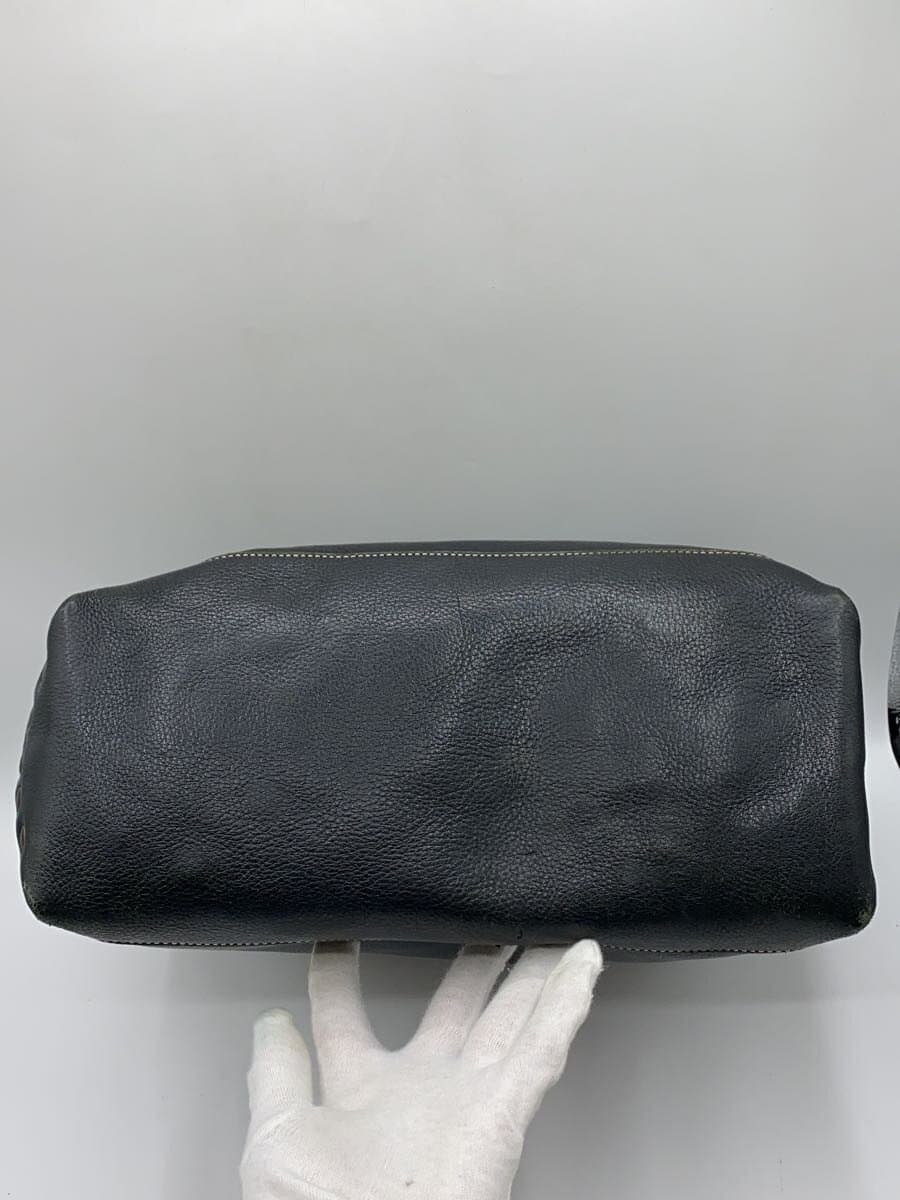 Other brand tote bag Leather BLK 4