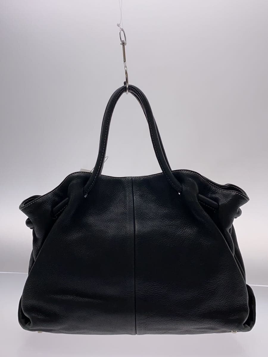 FURLA Handbag Leather BLK Solid 3