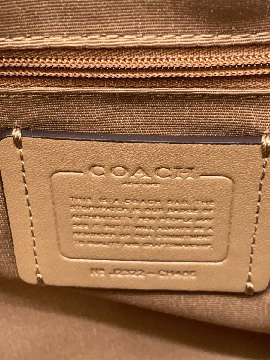 COACH Shoulder Bag Leather GLD All Over Pattern J2322-CH486 5