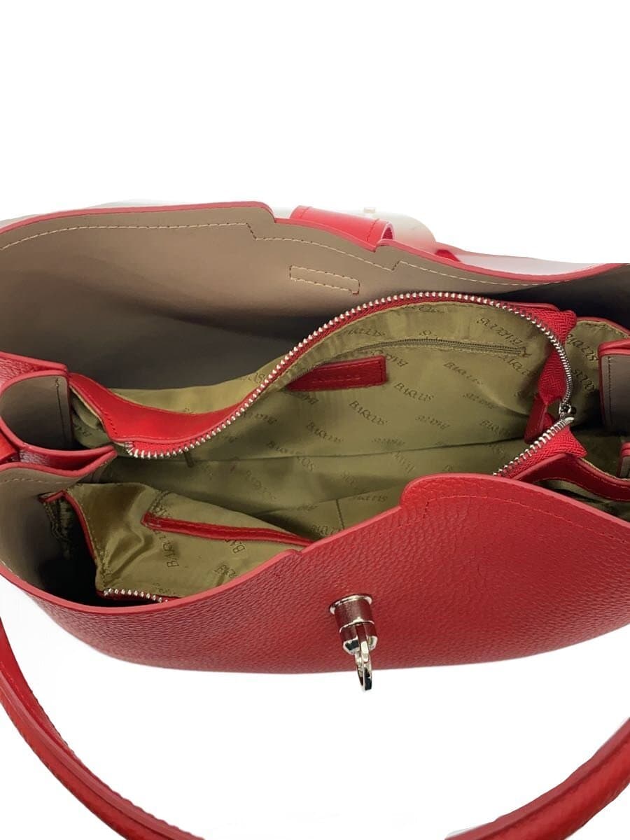 BARCOS Handbag Leather RED Solid 6
