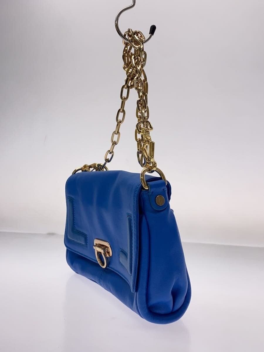 CIMABUE shoulder bag leather blue 2