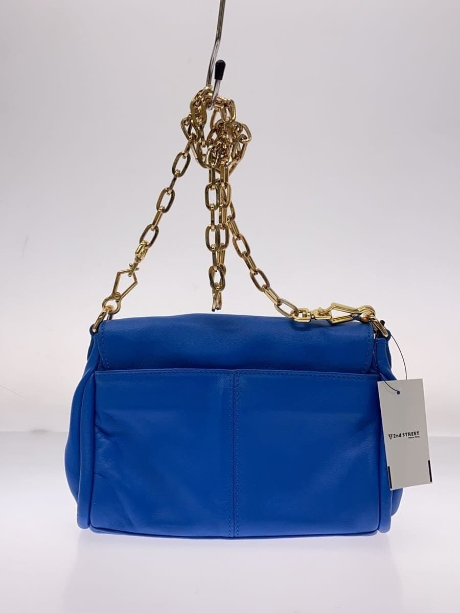 CIMABUE shoulder bag leather blue 3