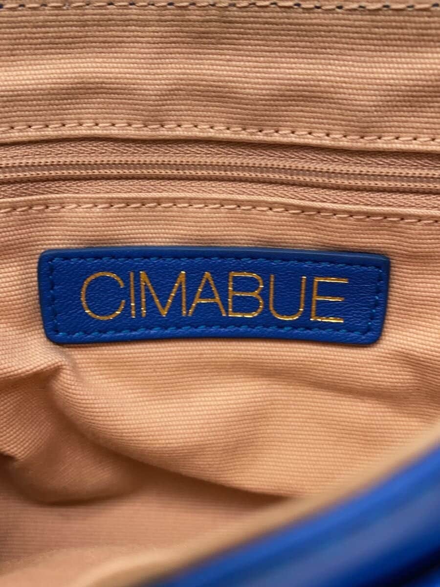 CIMABUE shoulder bag leather blue 5