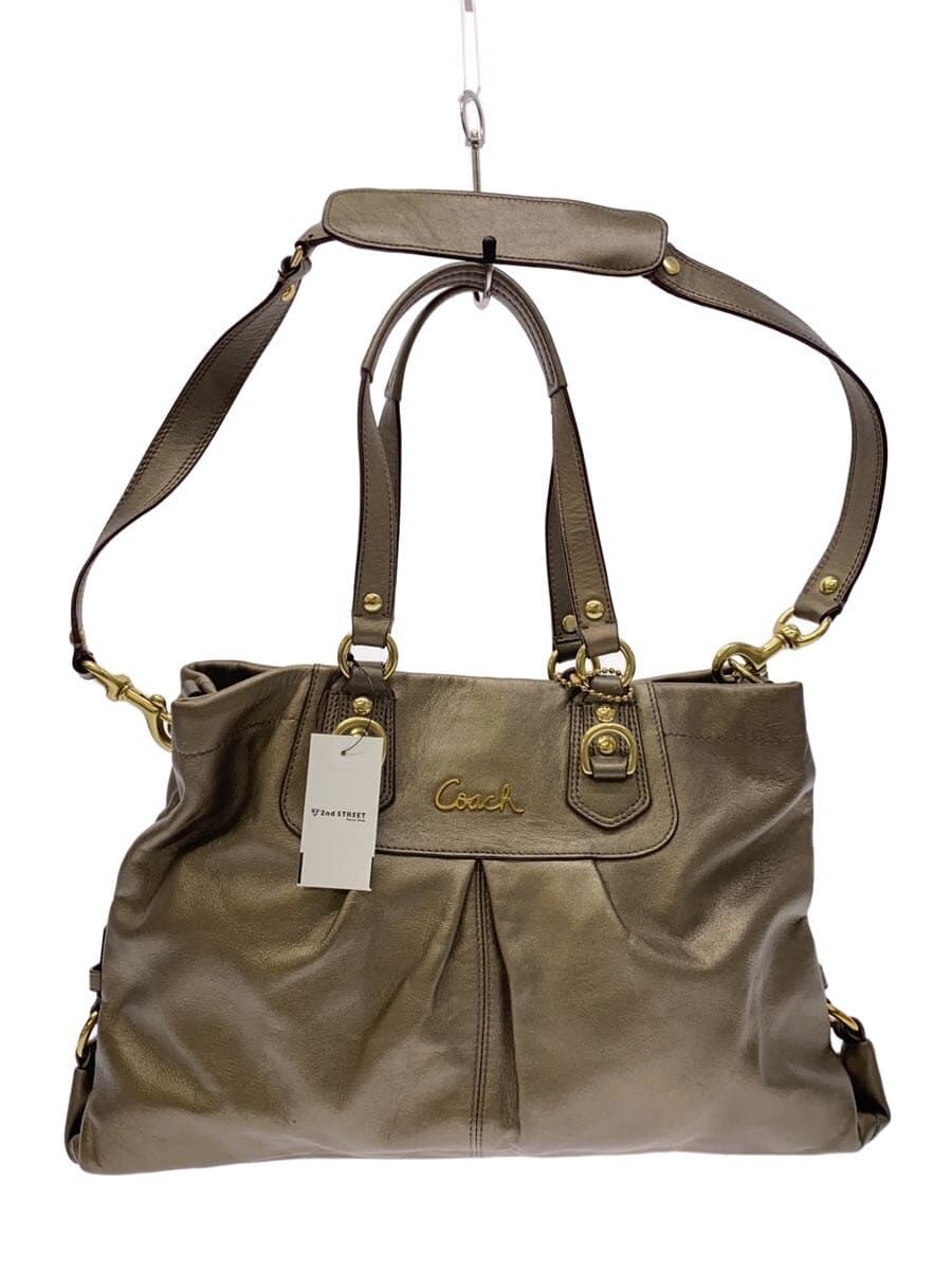 COACH tote bag leather BRW F15513