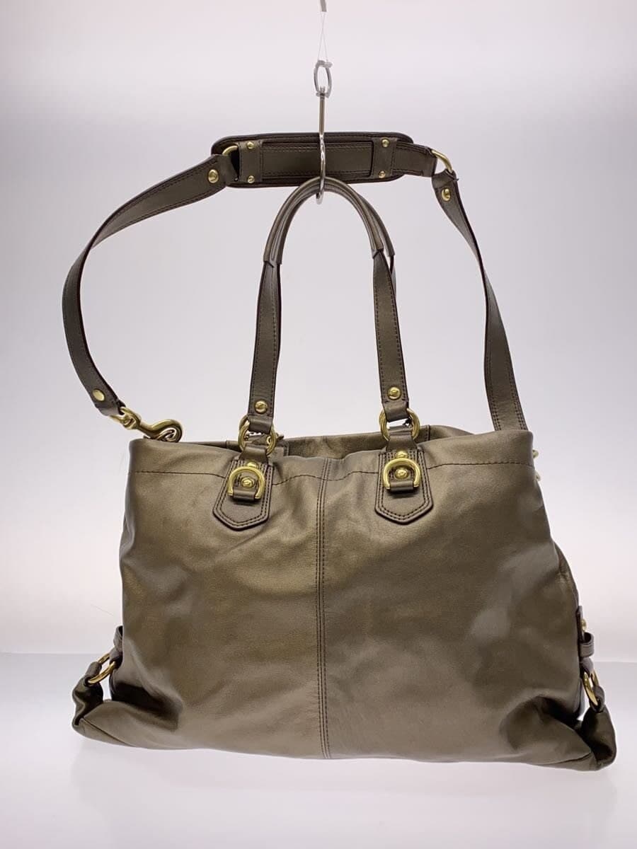 COACH tote bag leather BRW F15513 3