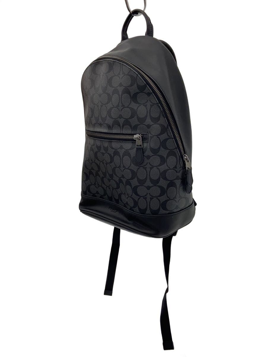 COACH Backpack Leather BLK Monogram F78756 2