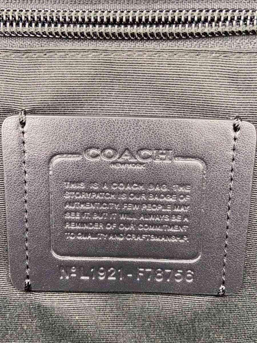 COACH Backpack Leather BLK Monogram F78756 5